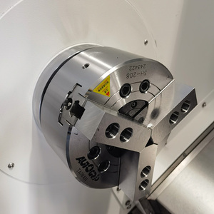 CK1010 automatico in metallo orizzontale Fanuc Siemens sistema CNC tornio - Product Image 2