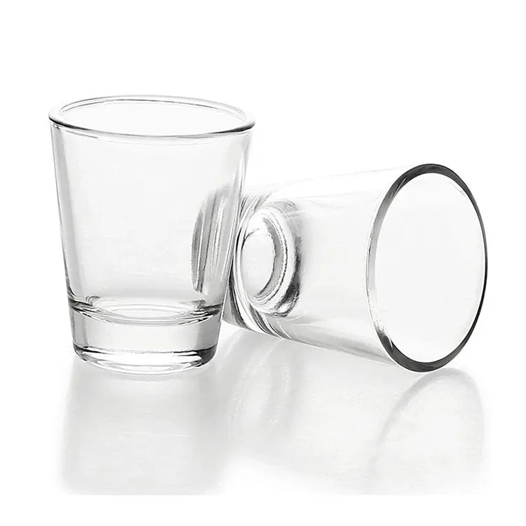 Transparente Mini Sublimation Becher Schnaps glas Tequila Schnaps gläser Espresso Schnaps glas