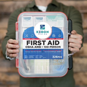 326 Pieces Hard Case First Aid <strong>Kit</strong> Box <strong>OSHA</strong> First Aid Emergency <strong>Kit</strong> for Travel Vehicle Outdoor Camping Aid <strong>Kit</strong>