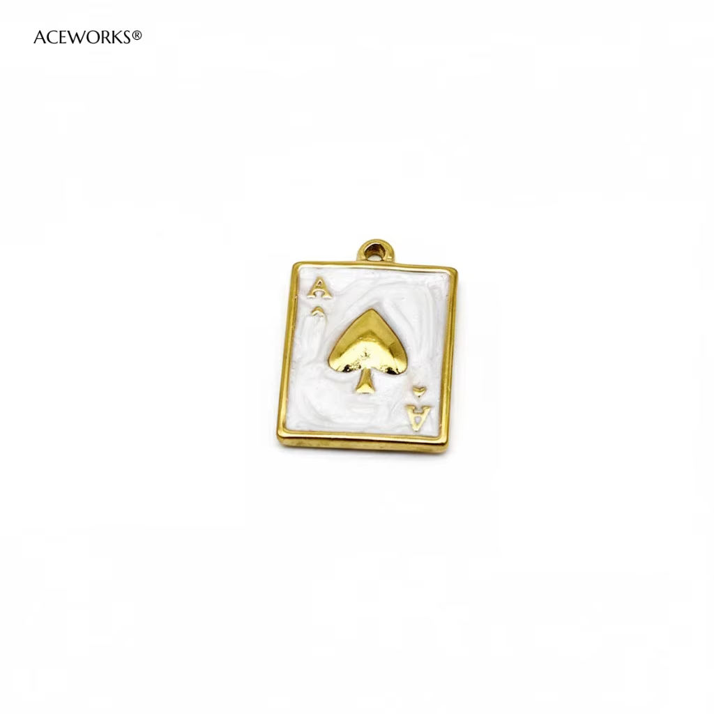 Ace of Spades Playing Card 22.3*16.3mm