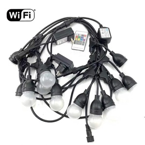 ไฟ Festoon กลางแจ้ง Wifi ควบคุมด้วยแอปหลอดไฟ RGB,ไฟวันหยุดกลางแจ้งเปลี่ยนสีได้ด้วย Rgb ไฟสาย LED - Product Image 4