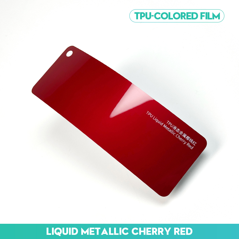 Liquid metal cherry red