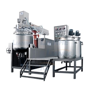 1t 1000lL 2T 3t çift yönlü karıştırma dikişsiz kürek kozmetik yapma makinesi soğutma tankı yüksek hızlı kesme emülsifiye karıştırıcı - Product Image 4