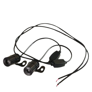 Motosiklet modifikasyon Premium aydınlatma sistemi için en popüler su geçirmez melek kanat LED projeksiyon ışığı - Product Image 2