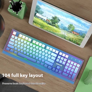 Redragon R9 104-Key <strong>Mechanical</strong> RGB Scarlet <strong>Keyboard</strong> Alloy Aluminum Tuo Tuo USB Laptop Electric Competition <strong>Computer</strong> Games