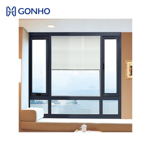 GONHO Aluminum Frame Adjustable Glass Louver Windows Aluminium <strong>Louvre</strong> Shutter Window <strong>Large</strong> Shutters for Windows - Product Image 3