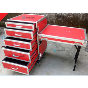 5 抽屉生产航空箱与桌子/机械工具和抽屉 Flightcase 与赤柱手提袋托盘