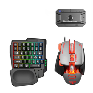 Wholesale One-Handed Luminous Game <strong>Keyboard</strong> <strong>Mouse</strong> Led Backlight Ergonomic <strong>Computer</strong> Game <strong>Controller</strong>