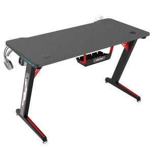 Escritorio de computadora de metal multifunción ajustable en altura para juegos y trabajo de PC Estación DE TRABAJO DE cibercafé elegante - Product Image 4