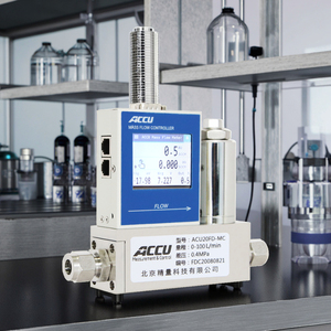 Controlador de flujo másico de alta temperatura Controlador de flujo másico de gas hidrógeno para aplicaciones de semiconductores, químicos y de laboratorio - Product Image 5