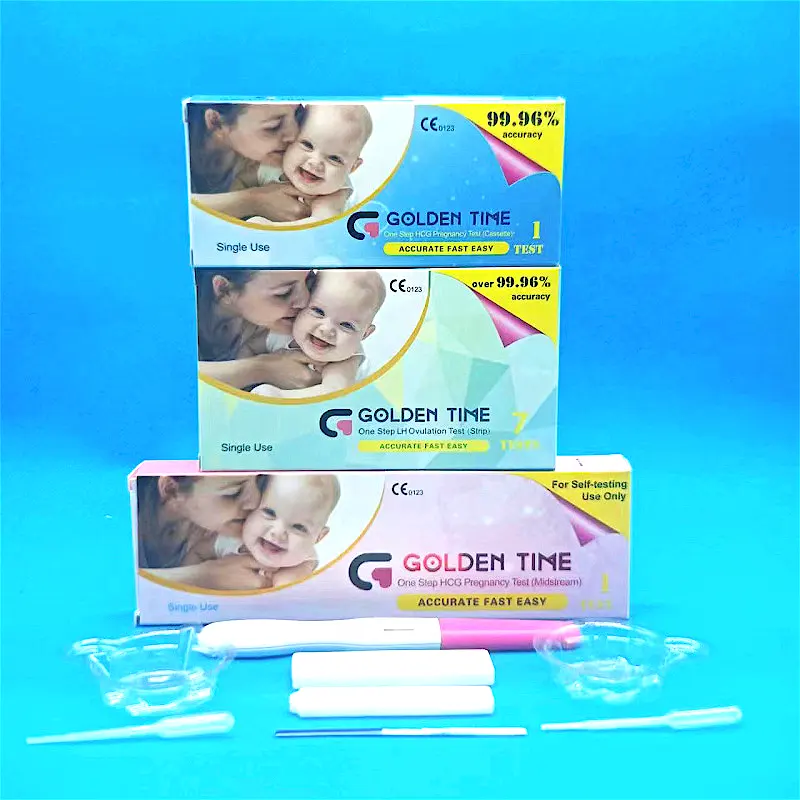 Kit de prueba de embarazo digital HCG prueba de orina en suero en el hogar Kit de ovulación detección rápida temprana prueba de embarazo casete Midstream