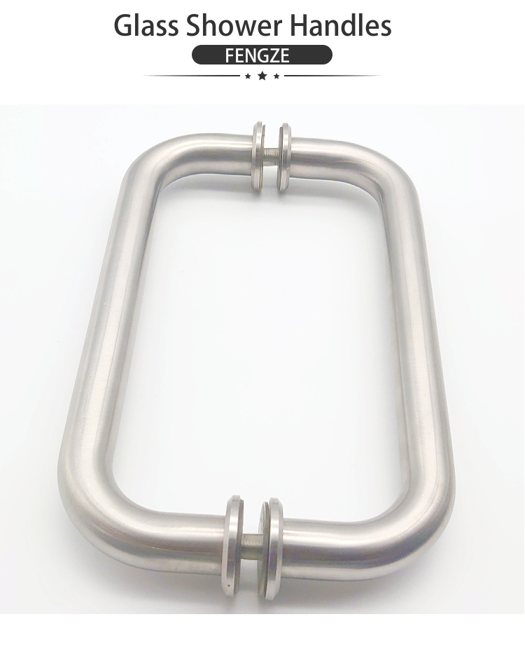 High Quality Manufacturer Stainless Steel S Type Glass Door Handle Antique Wooden Glass Door Handle