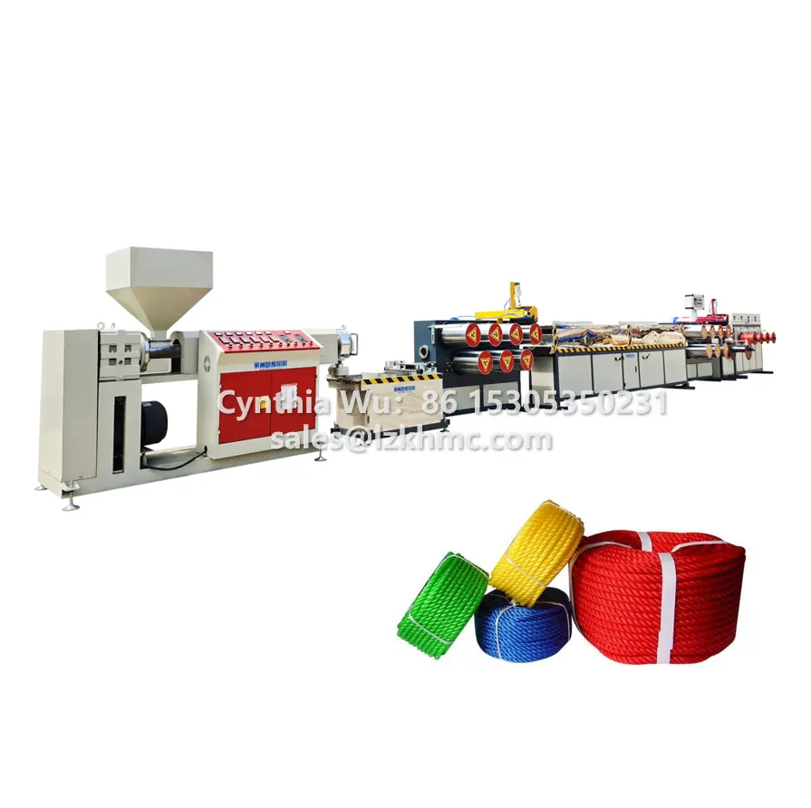 PP PE HDPE danline extruder monofilament yarn making machine