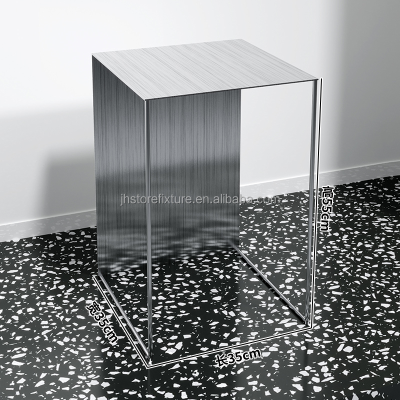 Argent mat L35 * P35 * H55CM