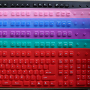 2024 nuevo Mini teclado de Gel de sílice plegable caliente Usb con cable suave impermeable enrollar teclados para portátil Notebook - Product Image 6