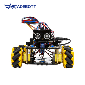 ACEBOTT ESP32CAMオムニホイールロボットキットプログラム可能な障害物回避追跡スマートカメラロボットカースターターキットarduino用 - Product Image 2
