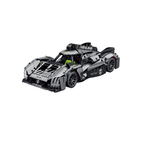 サンボ715002スポーツカービルディングブロック機械狂乱シリーズサムライロゴプラスチックモデルおもちゃの組み立て