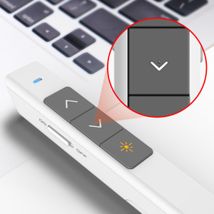 Ricevitore USB presentatore di Powerpoint Wireless PPT presentatore di puntatore Laser con telecomando - Product Image 1