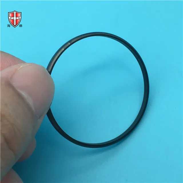 Technique en céramique de zircone noire mat montre cadran anneau personnalisé