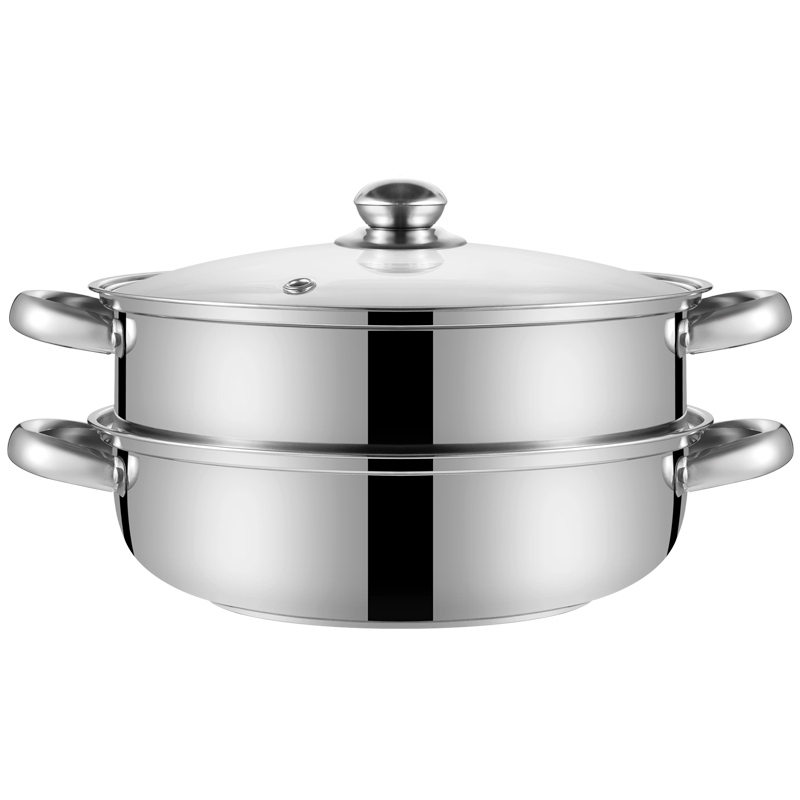 Argent B/32cm (cuiseur vapeur avec poignée)