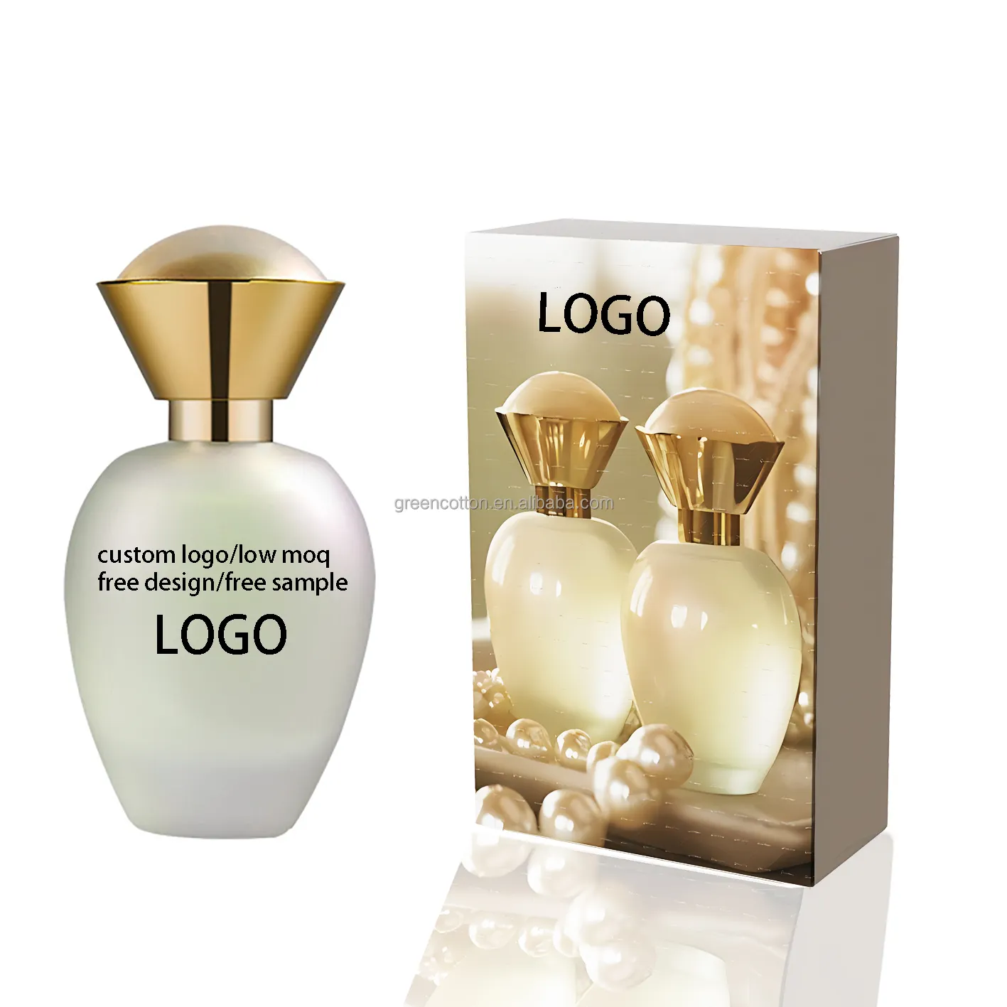 Grosir 50ml parfum desainer mutiara Perancis langka untuk wanita parfum wangi tahan lama bunga alami uniseks