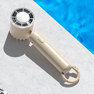 Şarj Mini Fan Usb şarj edilebilir taşınabilir ofis masaüstü Mini hayranları ile Led ışık ve Usb şarj aleti portu - Product Image 1
