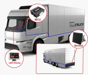 10m radar Proximity <strong>Sensor</strong> Anti Collision <strong>System</strong> with Digital Led Display - Product Image 2