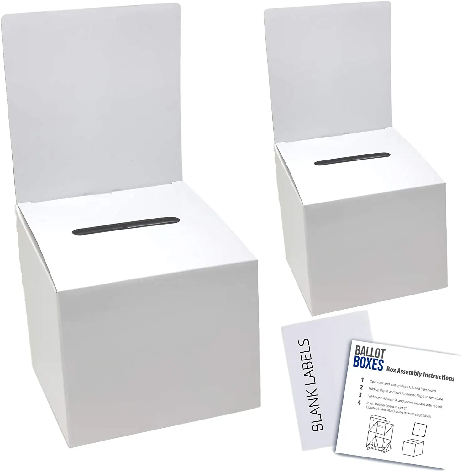Индивидуальные легко складывающиеся пожертвования, печатные Белые Глянцевые картонные коробки со съемным заголовком