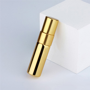 3ml <strong>5ml</strong> 10ml Wholesale Cylinder Electroplated Gold Silver Spray Atomizer Bottle Glass <strong>Perfume</strong> Bottle with Uv Plated Cap - Product Image 6