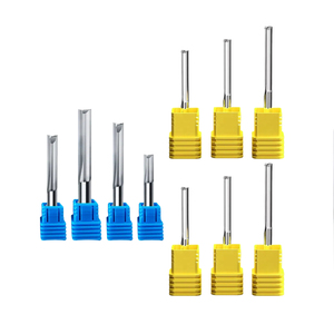 Toolswang ดอกกัดเราเตอร์สองหัวแบบตรงก้านขนาด6มม. 8มม. สำหรับงานแกะสลักไม้ CNC - Product Image 1