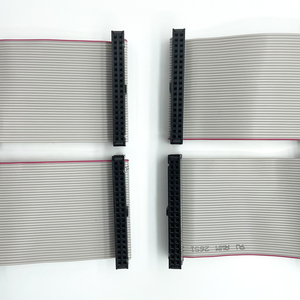 Custom 1.27mm Ribbon <strong>Cable</strong> 2.54mm 40Pin <strong>DIP</strong> HDR <strong>IDC</strong> Socket Connector UL2651 26AWG Flat Ribbon <strong>Cable</strong> Assembly - Product Image 4