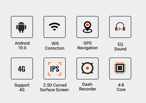 GRANDnavi 9 Inch 2 Din Android Car Radio Auto Player Car Stereo for Toyota PREVIA <strong>ESTIMA</strong> 2010-2018 Wholesales Carplay - Product Image 5