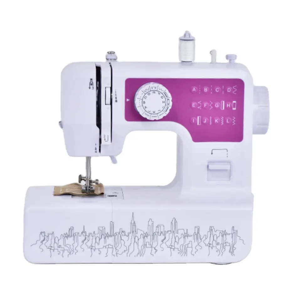 Moda DIY precio barato personalizar hogar eléctrico Mini máquina de coser para ropa tela máquina de coser de alta calidad