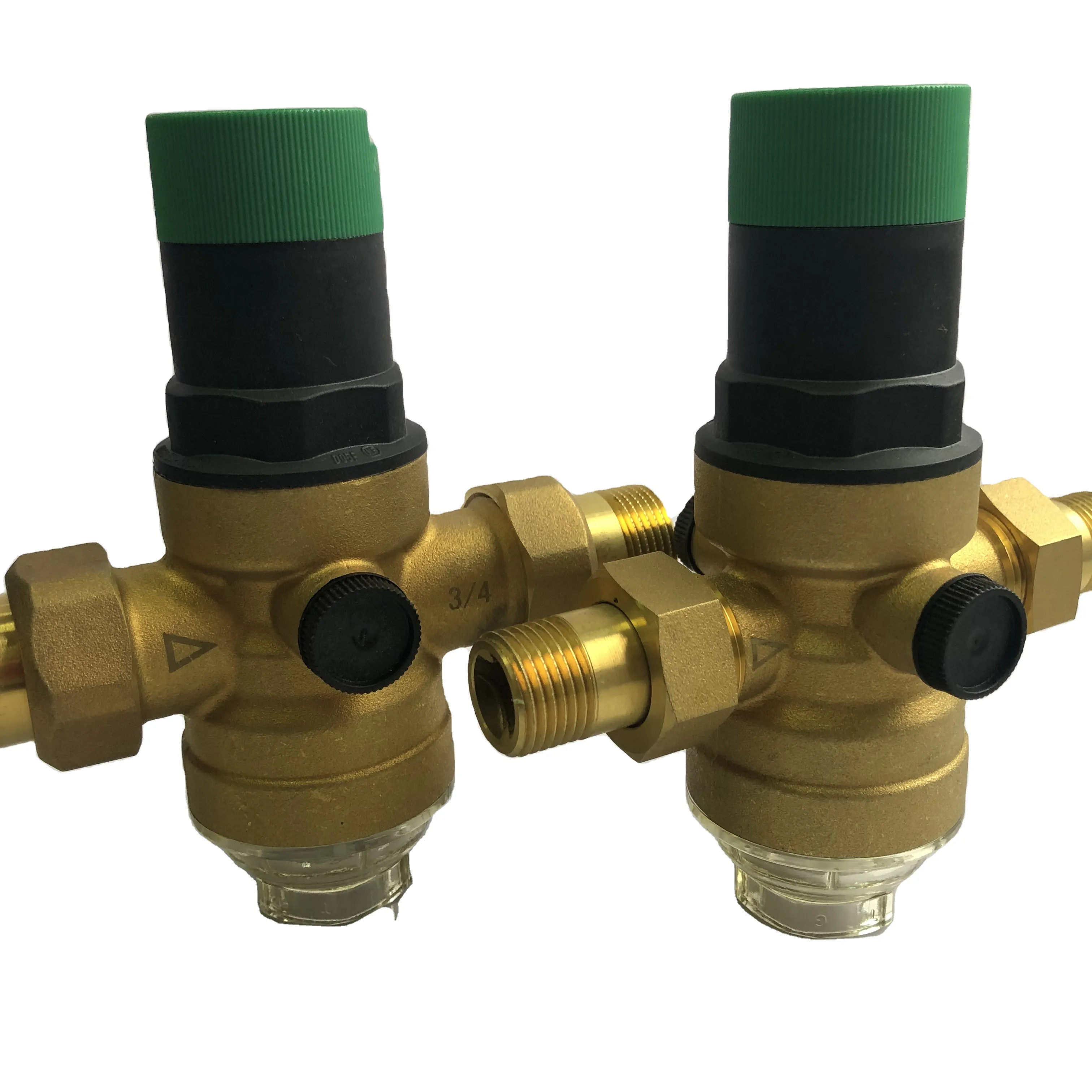 Pre Water Filter System Wholesale Brass outdoors Water Prefilter With Water Pressure Gauge