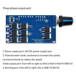 DC12-30V 10A電気調整モジュールモータードライブ制御ボードホール付きSTC32G - Product Image 4