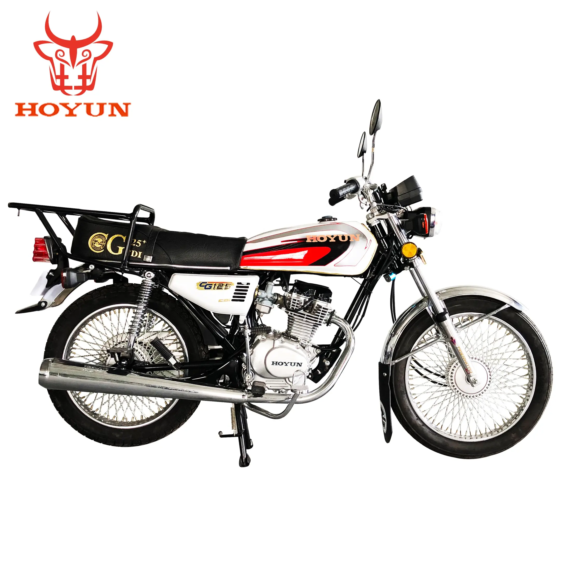 Guangdong imalatı HOYUN BENJIN jumbo SORBA FENIXE & S MOTONEL PEGASUS CG125 kargo CG125I kargo eko kargo motosiklet MP3