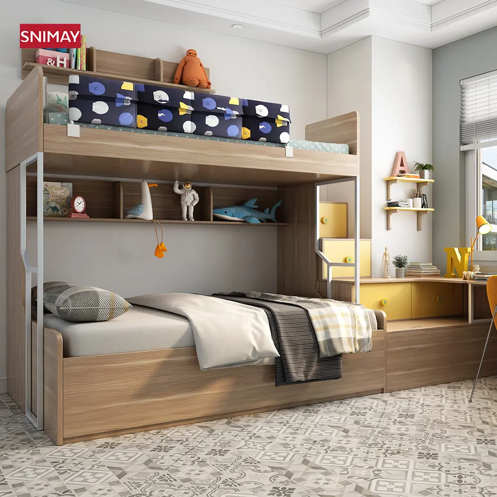 Cama Bund para niños, para ahorrar espacio, para Loft, personalizada, habitación infantil