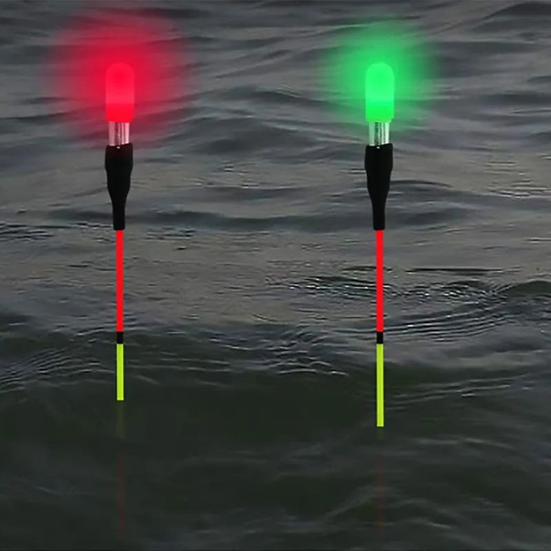 Flotteurs de pêche en PVC, lampe de nuit LED, flotteur sous-marin, accessoires de pêche