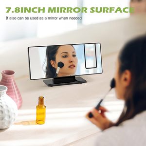 Wholesale Customized Large Screen Alarm <strong>Clock</strong> Decoration Desktop <strong>Mirror</strong> Digital Led Projection Digital Nightlight <strong>Table</strong> <strong>Clock</strong> - Product Image 5