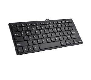 Ergonómico mini con conexión de cable portátil teclado pequeño tamaño 78 teclas Mini Multimedia Usb Oficina teclado