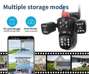 10X Zoom Five Lens Bullet IP66 Waterproof <strong>Security</strong> <strong>Camera</strong> RJ45 Network AI Humanoid Tracking Night Vision PTZ IP WIFI <strong>Camera</strong> - Product Image 5