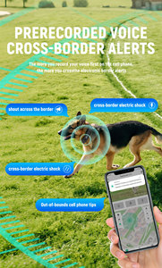 Traceur GPS pour animaux de compagnie avec collier de chien étanche vidéo en direct avec caméra 2.5K et alertes à distance - Product Image 5