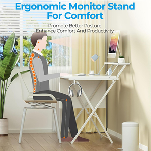 Nuevo anuncio, escritorio de ordenador plegable Simple moderno, instalación gratuita, mesita de noche multifunción para el hogar, mesa de ordenador - Product Image 4