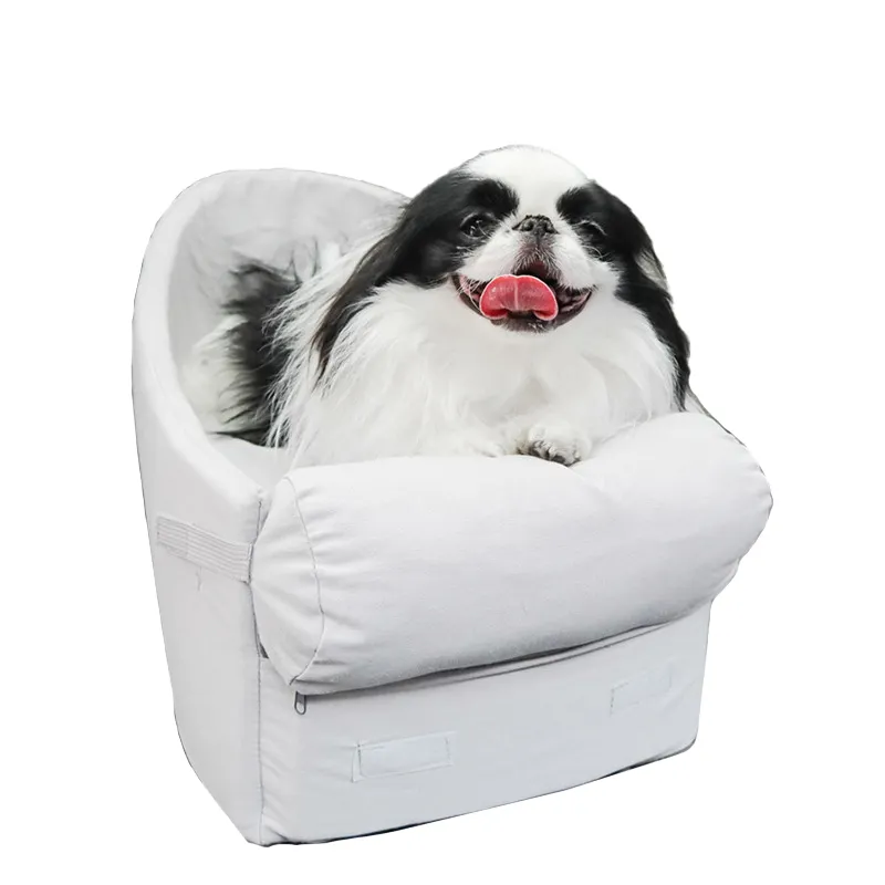 小型犬用ペット犬小屋安全シートとコンソールドッグカーシート