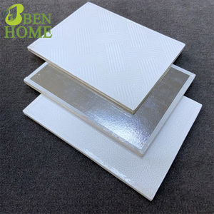 Azulejo de techo de rejilla de techo suspendido de techo de tablero de yeso Pvc - Product Image 4