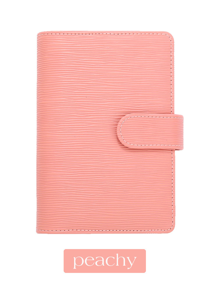Peachy with gold rings
