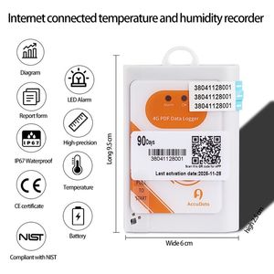 Registrador inteligente de datos de humedad USB nube remoto inalámbrico monitoreo en tiempo real registrador de datos de temperatura - Product Image 5