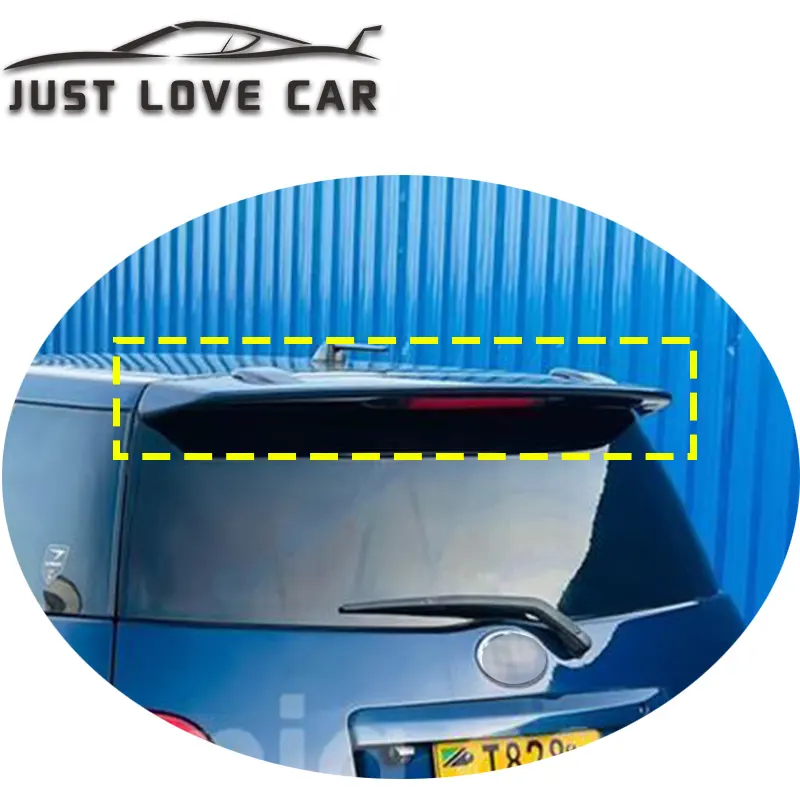 ספוילר justlovecar עבור 2002 2003 2004 2005 toyota ist hatchback רכב גג אחורי חלון ספוילר כנף השפה