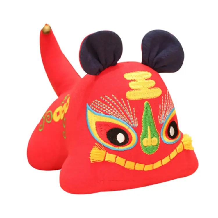 Figura de acción de la mascota del tigre, juguete de felpa suave del zodiaco chino de la suerte feliz, bolsa de tigre de peluche, 2022