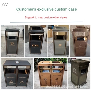 Прямая Продажа с завода, вертикальная корзина для мусора из нержавеющей стали - Product Image 5